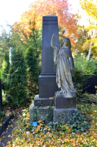 Frankfurt, Hauptfriedhof, Grab F 1650 Grünewald