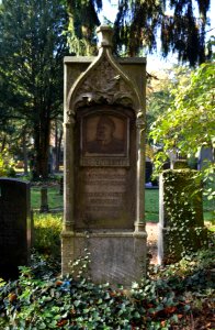Frankfurt, Hauptfriedhof, Grab F 1889 Becker