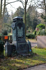 Frankfurt, Hauptfriedhof, Grab G 534 Hess