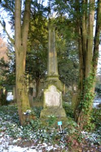 Frankfurt, Hauptfriedhof, Grab E 789 Wanderer