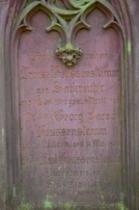 Frankfurt, Hauptfriedhof, Grab G 428 Heusenstamm (2)