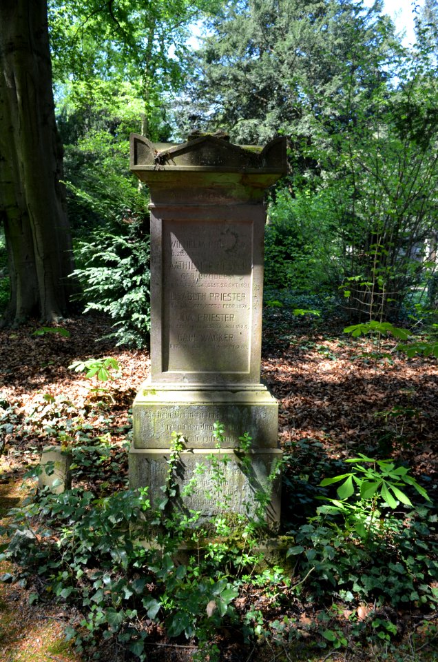 Frankfurt, Hauptfriedhof, Grab G 388 Wacker