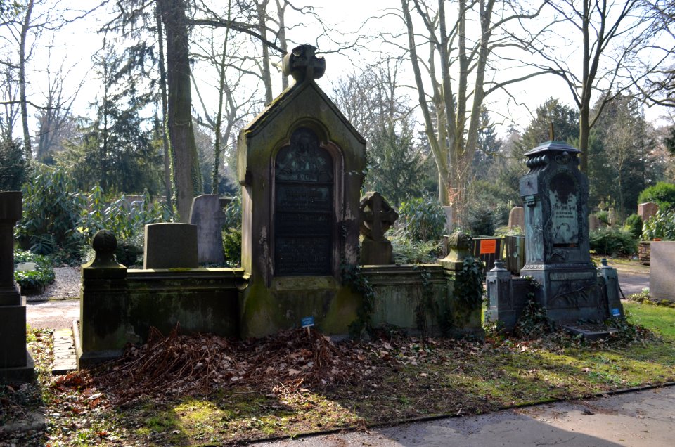 Frankfurt, Hauptfriedhof, Grab G 535-536 Miller