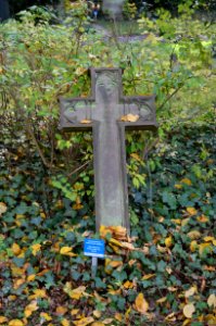 Frankfurt, Hauptfriedhof, Grab F 59 Goullei