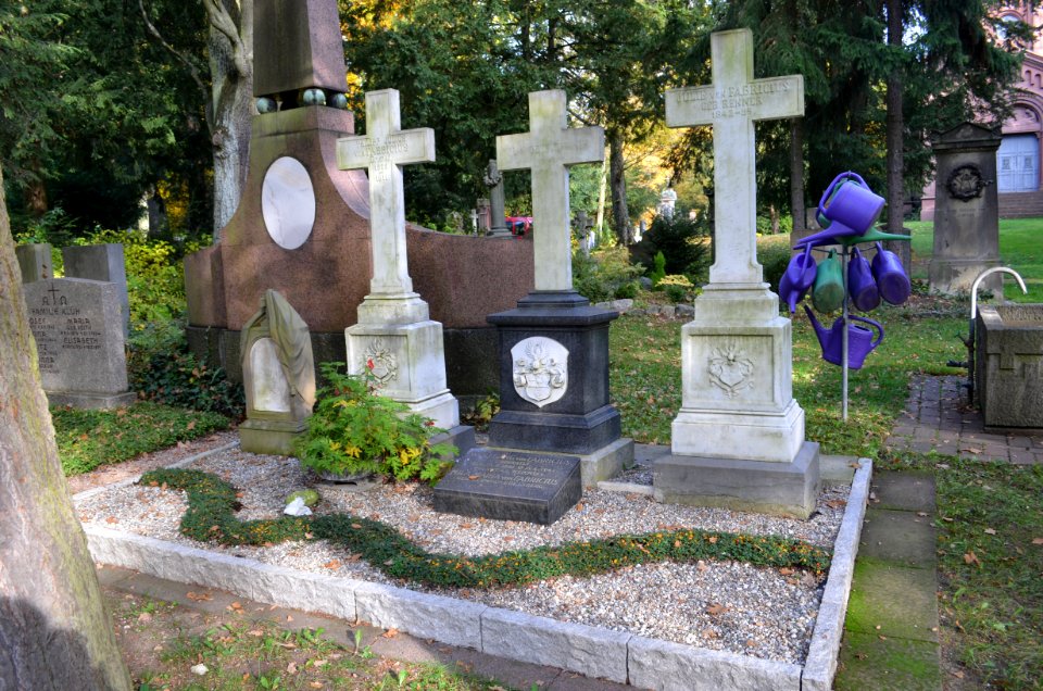 Frankfurt, Hauptfriedhof, Grab F XXII Fabricius