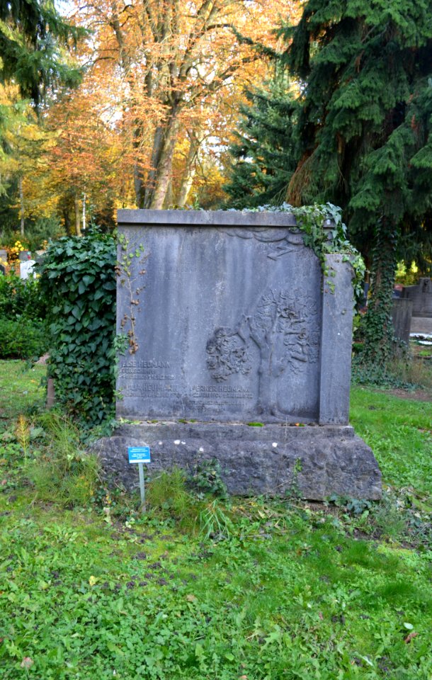Frankfurt, Hauptfriedhof, Grab G 24 Heumann