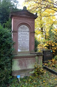 Frankfurt, Hauptfriedhof, Grab F 654 Graeffendeich