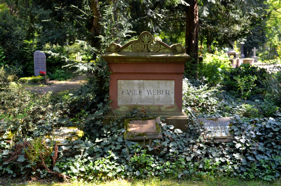 Frankfurt, Hauptfriedhof, Grab G 203-205 Weber
