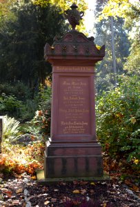 Frankfurt, Hauptfriedhof, Grab G 249 Jung