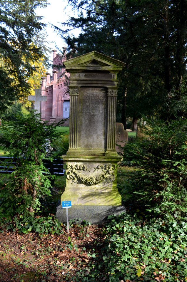 Frankfurt, Hauptfriedhof, Grab F XX Brinckmann