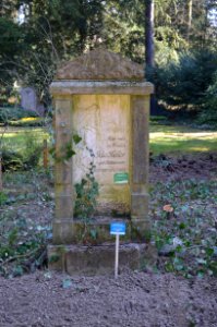 Frankfurt, Hauptfriedhof, Grab XII 597 Rettenmoser