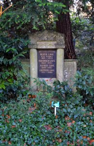 Frankfurt, Hauptfriedhof, Grab XIII 227 Lahl