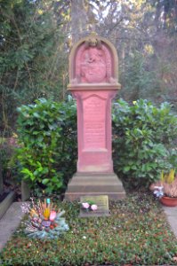 Frankfurt, Hauptfriedhof, Grab XIV 74 Ewald