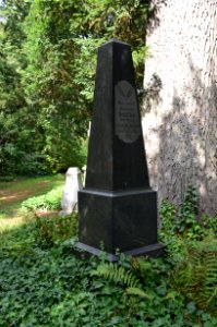 Frankfurt, Hauptfriedhof, Grab D 296a Schölles