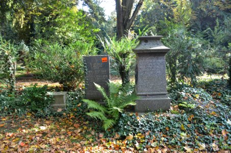 Frankfurt, Hauptfriedhof, Grab E 287 Weismann