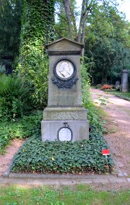 Frankfurt, Hauptfriedhof, Grab D 272a Gutzkow