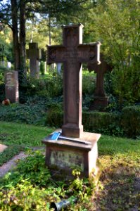 Frankfurt, Hauptfriedhof, Grab E 204 Sackermann