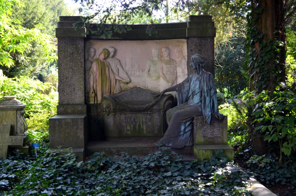 Frankfurt, Hauptfriedhof, Grab D 288 Rau