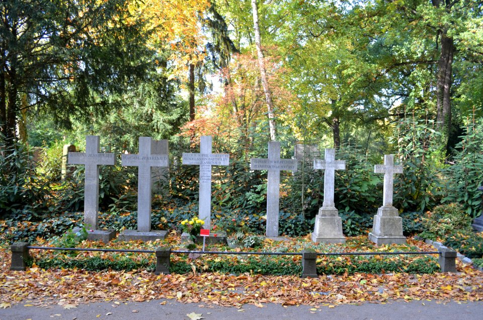 Frankfurt, Hauptfriedhof, Grab E 171-173 Jeanreanaud