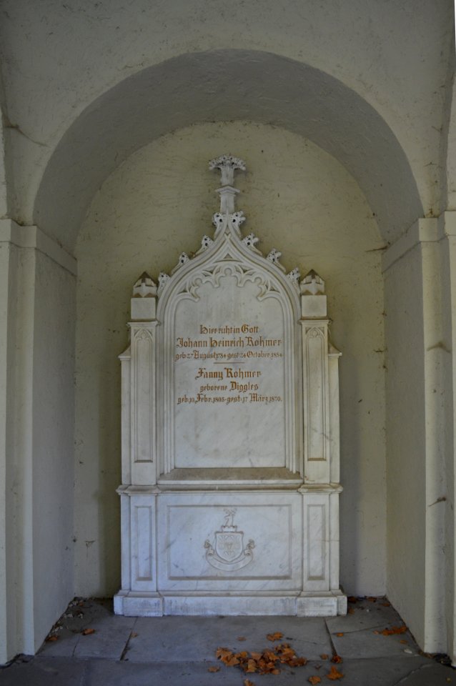 Frankfurt, Hauptfriedhof, Gruftenhalle, Gruft 46