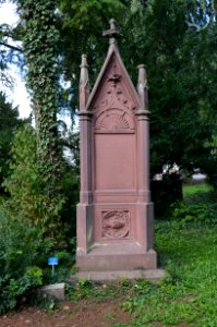 Frankfurt, Hauptfriedhof, Grab D 473 Behaghel
