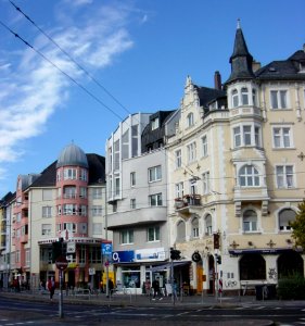 Frankfurt-Bockenheim Blick in die Leipziger Straße 18