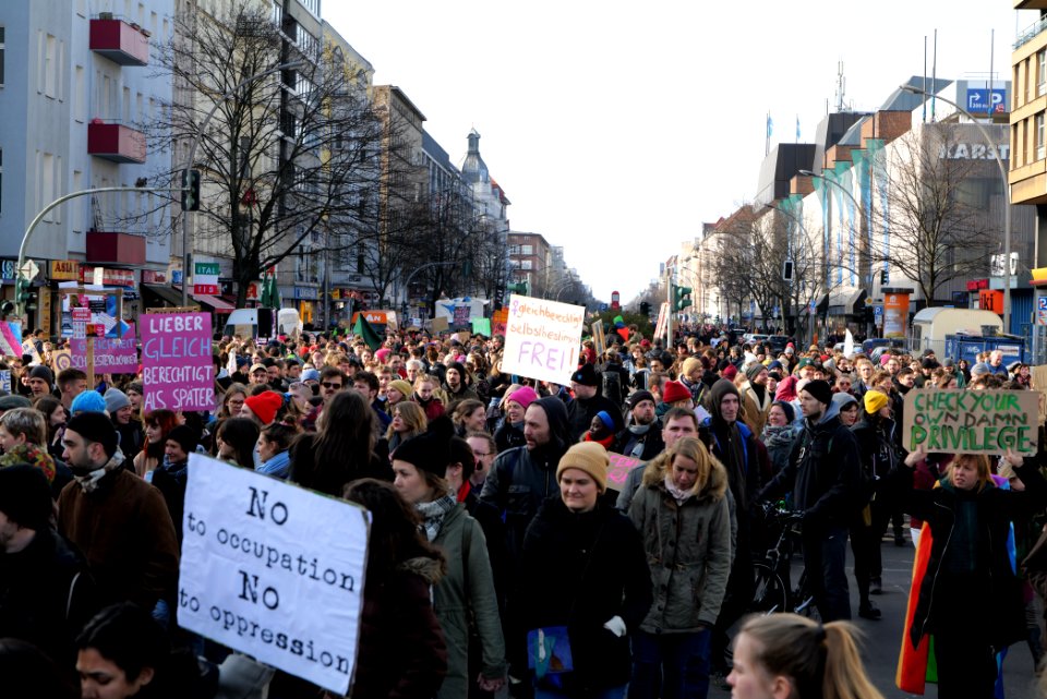 Frauenkampftag demonstration Berlin 2020 66
