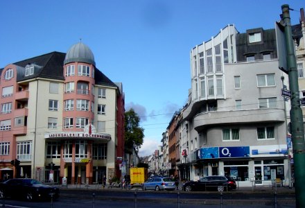 Frankfurt-Bockenheim Blick in die Leipziger Straße 21