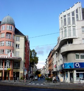 Frankfurt-Bockenheim Blick in die Leipziger Straße 27