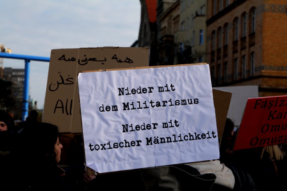Frauenkampftag demonstration Berlin 2020 65