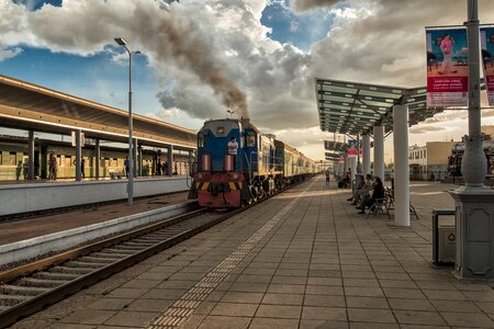 Ulaanbaatar station trans continental railway travel