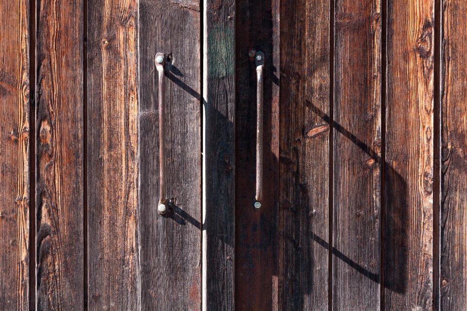 Background wooden gate structure