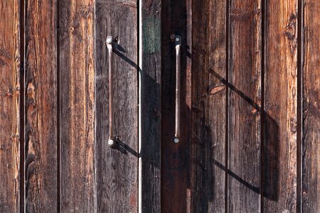 Background wooden gate structure