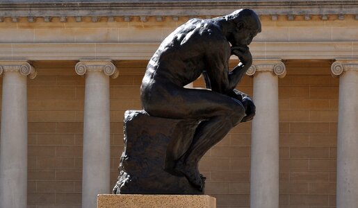 Thinker sculpture famous