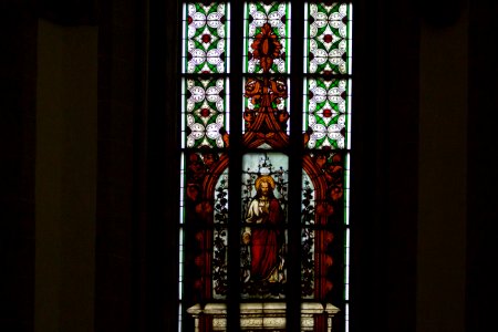 Frauenkirche Görlitz Fensterglas Bild