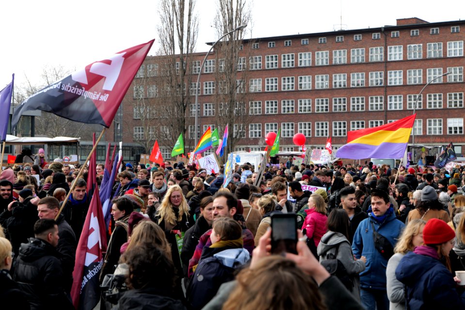 Frauenkampftag demonstration Berlin 2020 08