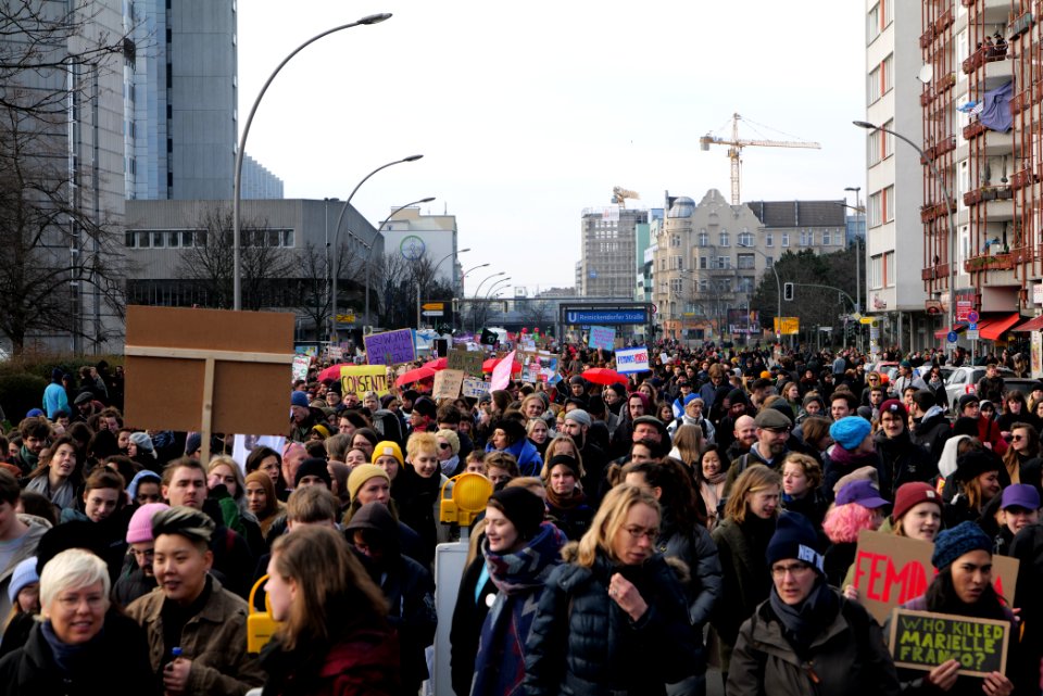 Frauenkampftag demonstration Berlin 2020 108