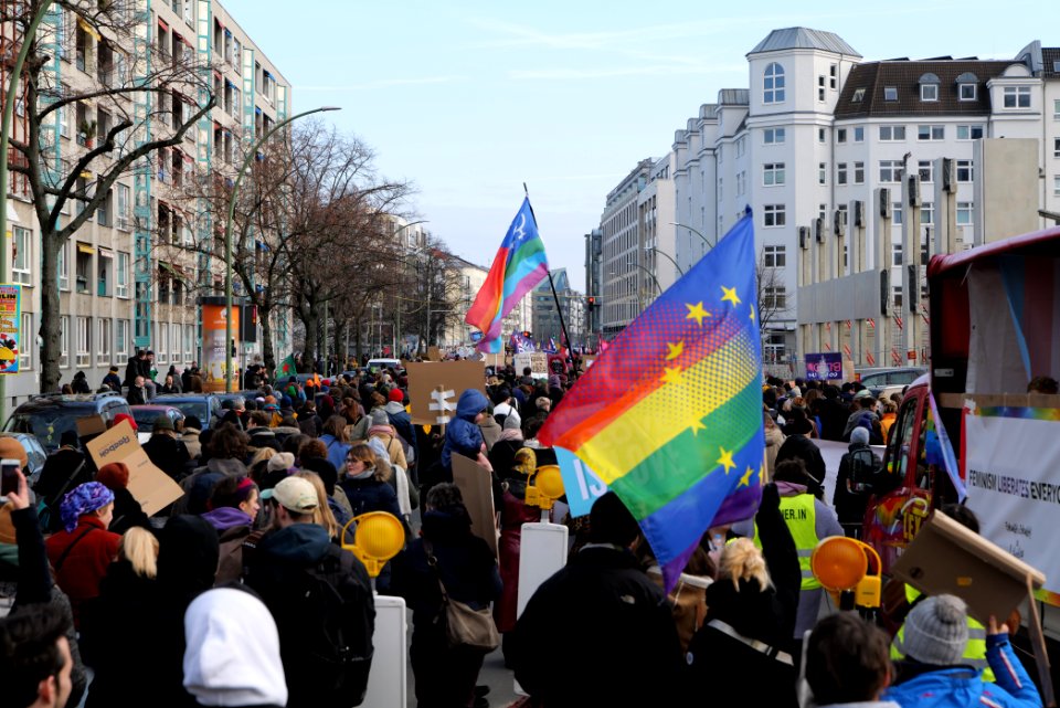 Frauenkampftag demonstration Berlin 2020 105