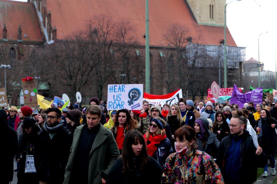 Frauenkampftag demonstration Berlin 2020 151