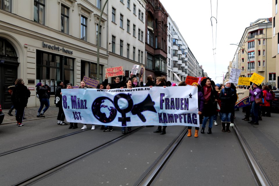 Frauenkampftag demonstration Berlin 2020 123