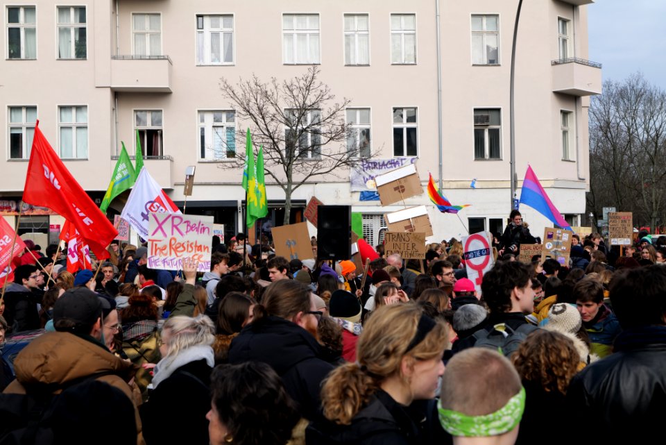 Frauenkampftag demonstration Berlin 2020 19