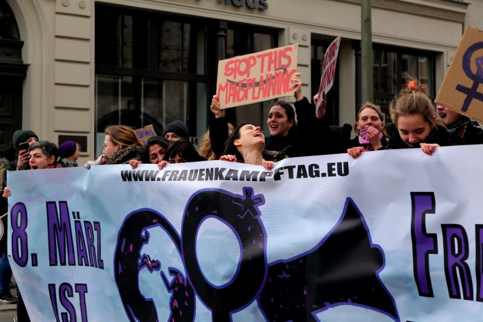 Frauenkampftag demonstration Berlin 2020 124