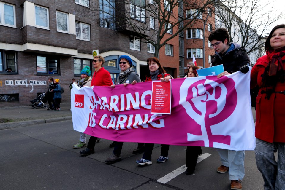 Frauenkampftag demonstration Berlin 2020 97