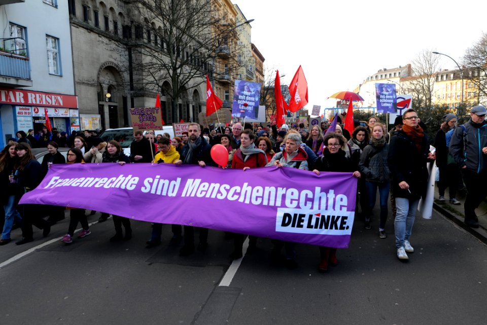 Frauenkampftag demonstration Berlin 2020 94