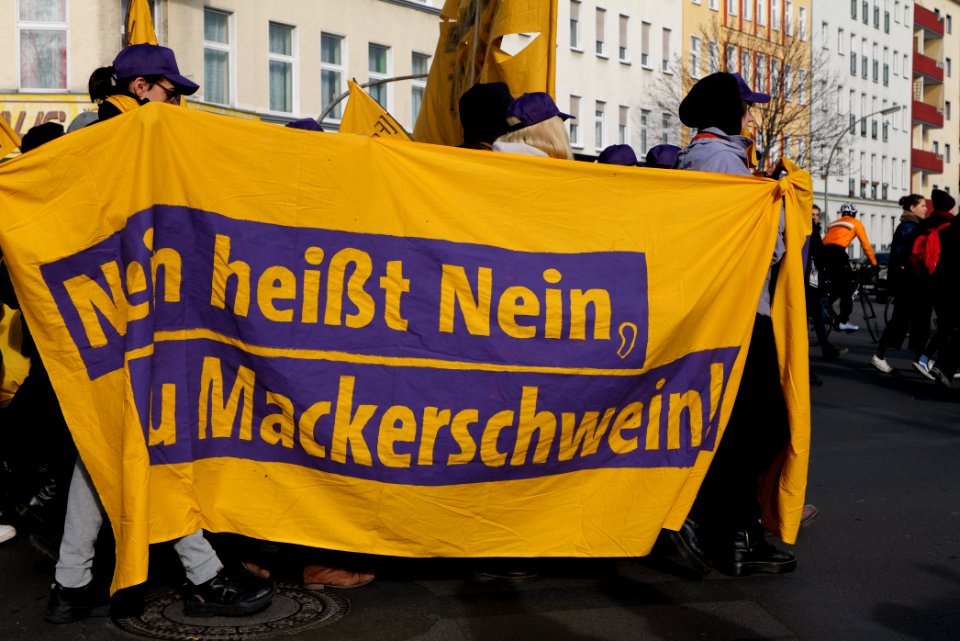 Frauenkampftag demonstration Berlin 2020 49