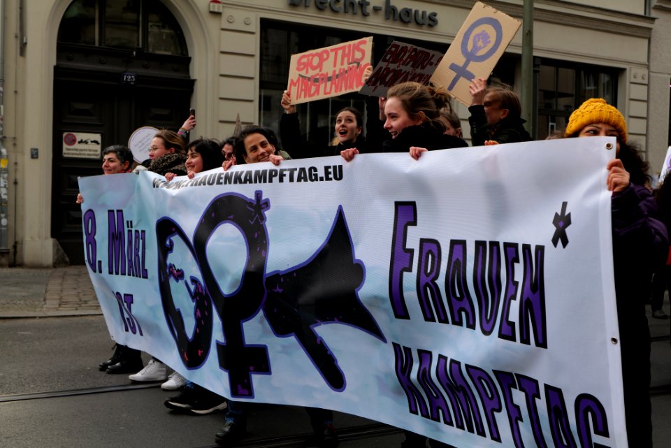 Frauenkampftag demonstration Berlin 2020 125