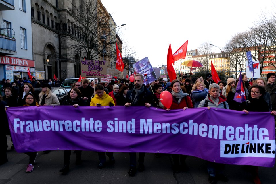 Frauenkampftag demonstration Berlin 2020 95