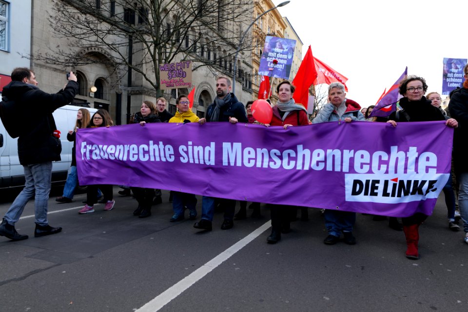 Frauenkampftag demonstration Berlin 2020 92