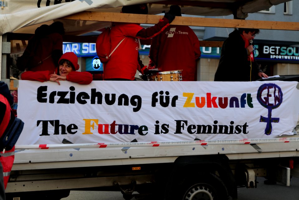 Frauenkampftag demonstration Berlin 2020 86