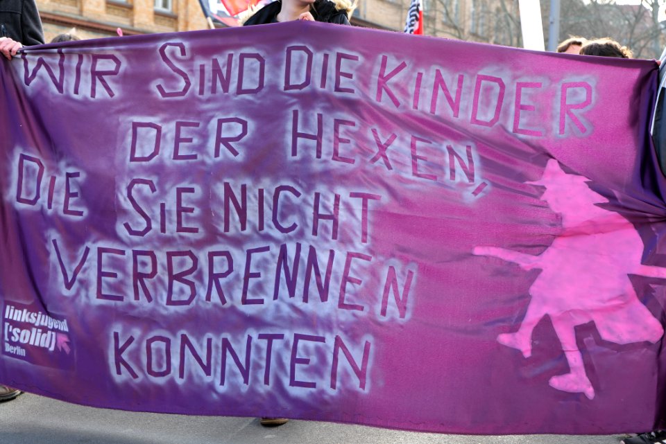 Frauenkampftag demonstration Berlin 2020 84